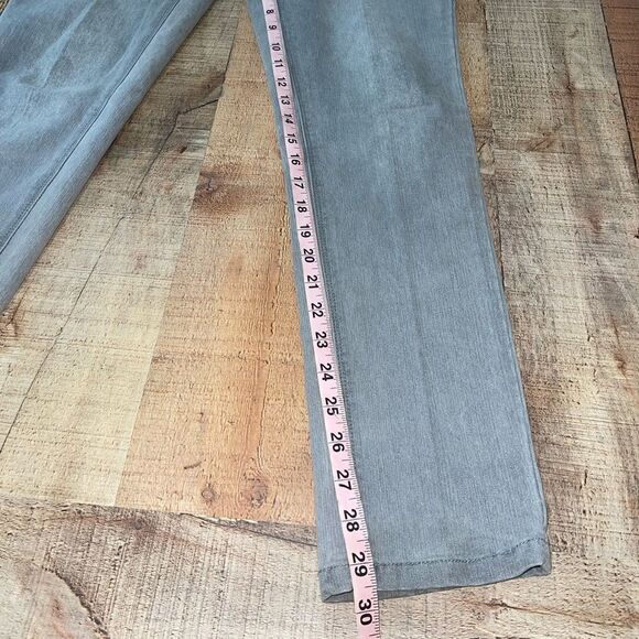 Soft Surroundings Pull On High Rise Stretch Gray Denim Skinny Jeans Size small - Picture 8 of 8